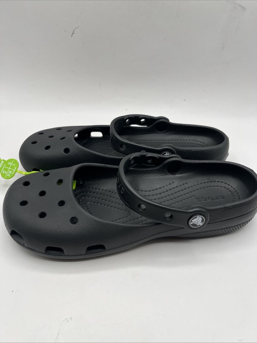 Crocs Classic Ballet Flats Shoes Women’s SZ 7 US Black Slip on NWT